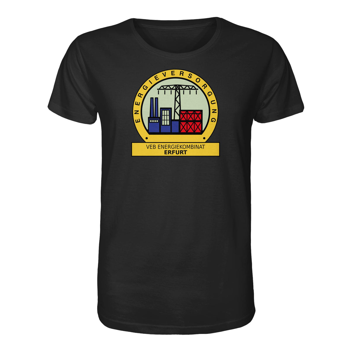 DDR Ostalgie Bio-Shirt Unisex • VEB ENERGIEKOMBINAT ERFURT