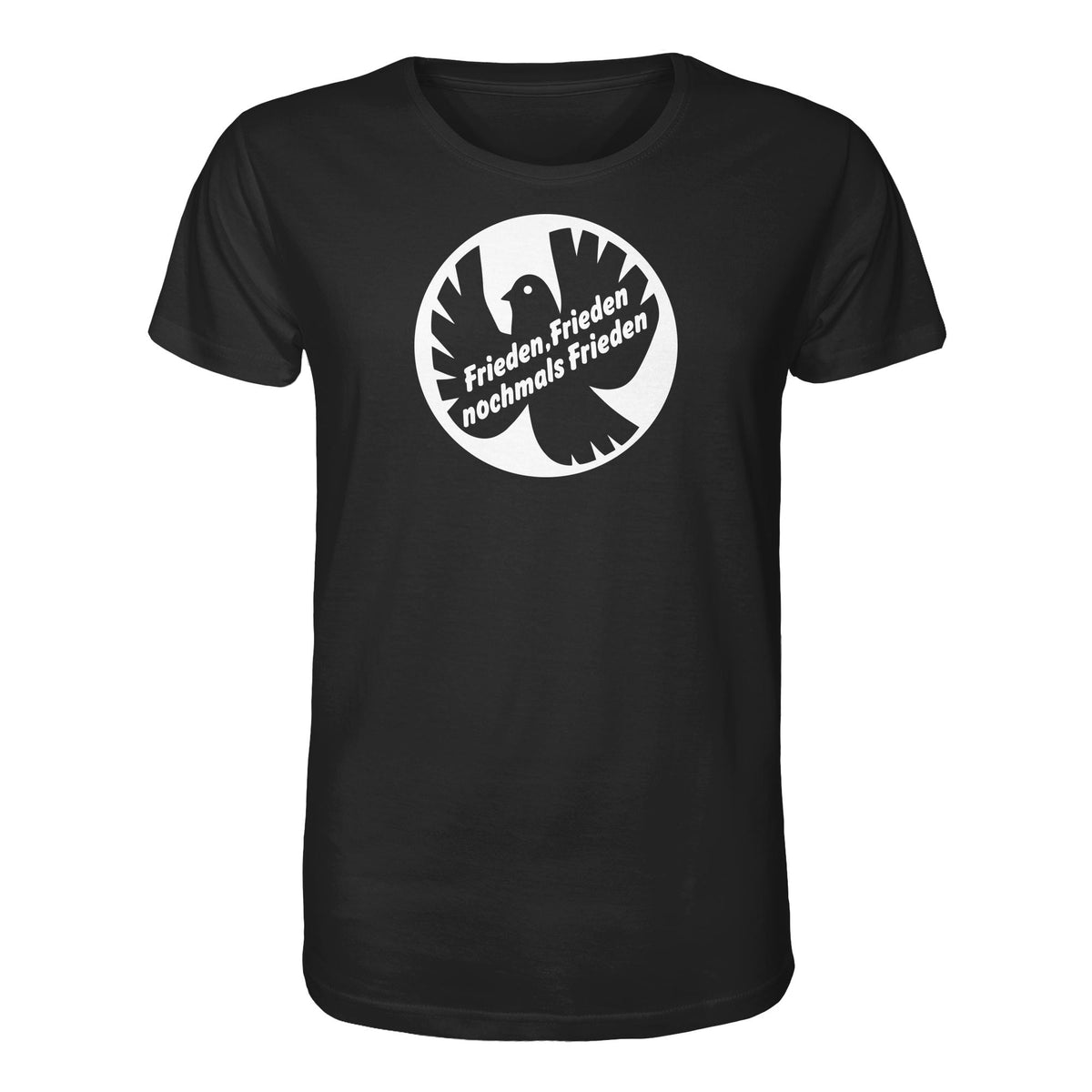 DDR Ostalgie Bio-Shirt Unisex • FRIEDEN, FRIEDEN NOCHMALS FRIEDEN (ORIGINAL BANNER)