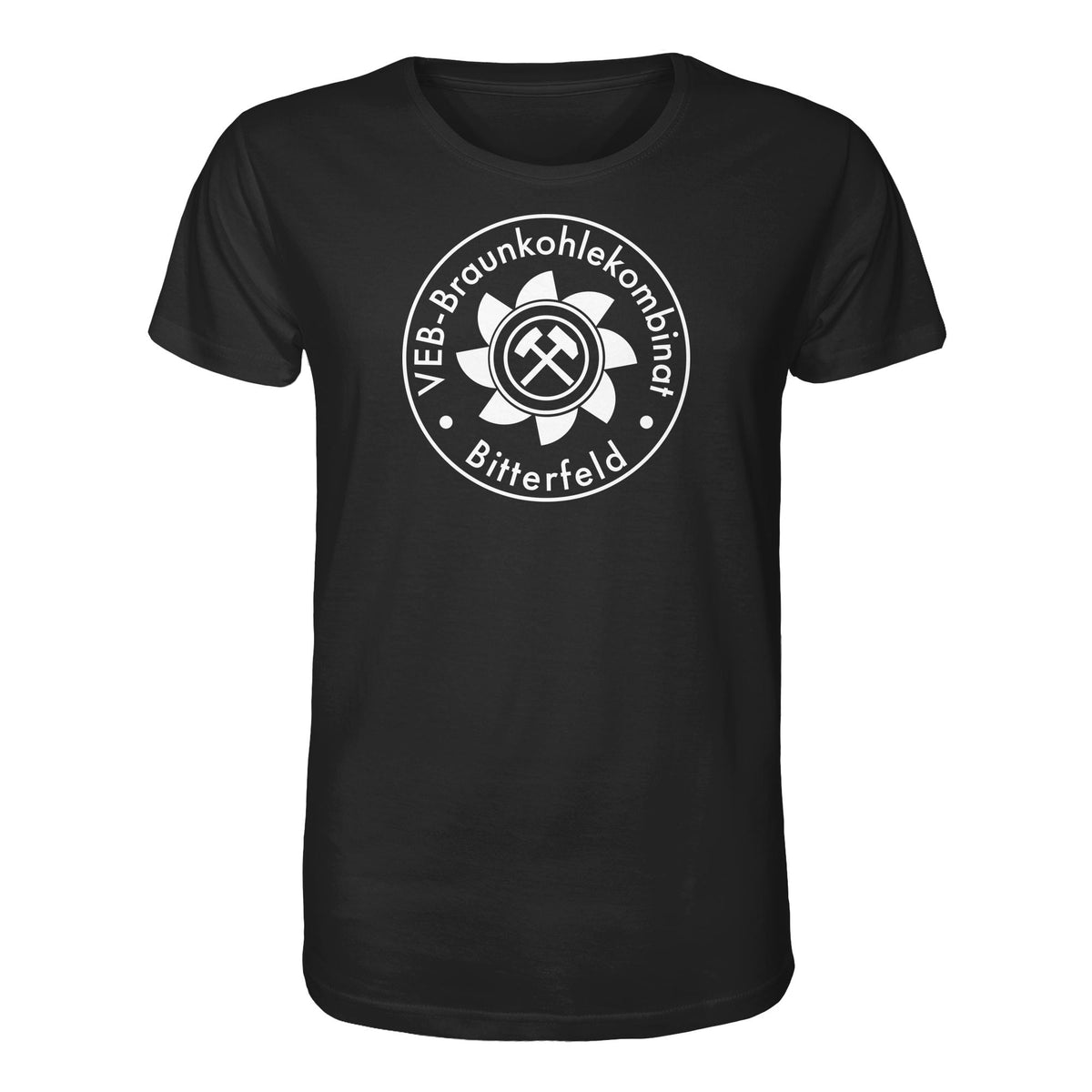DDR Ostalgie Bio-Shirt Unisex • VEB BRAUNKOHLEKOMBINAT BITTERFELD