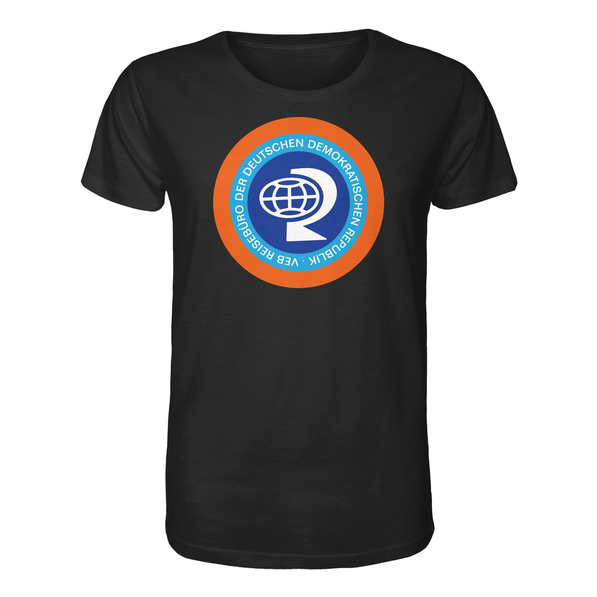 DDR Ostalgie Bio-Shirt Unisex • VEB REISEBÜRO DER DDR