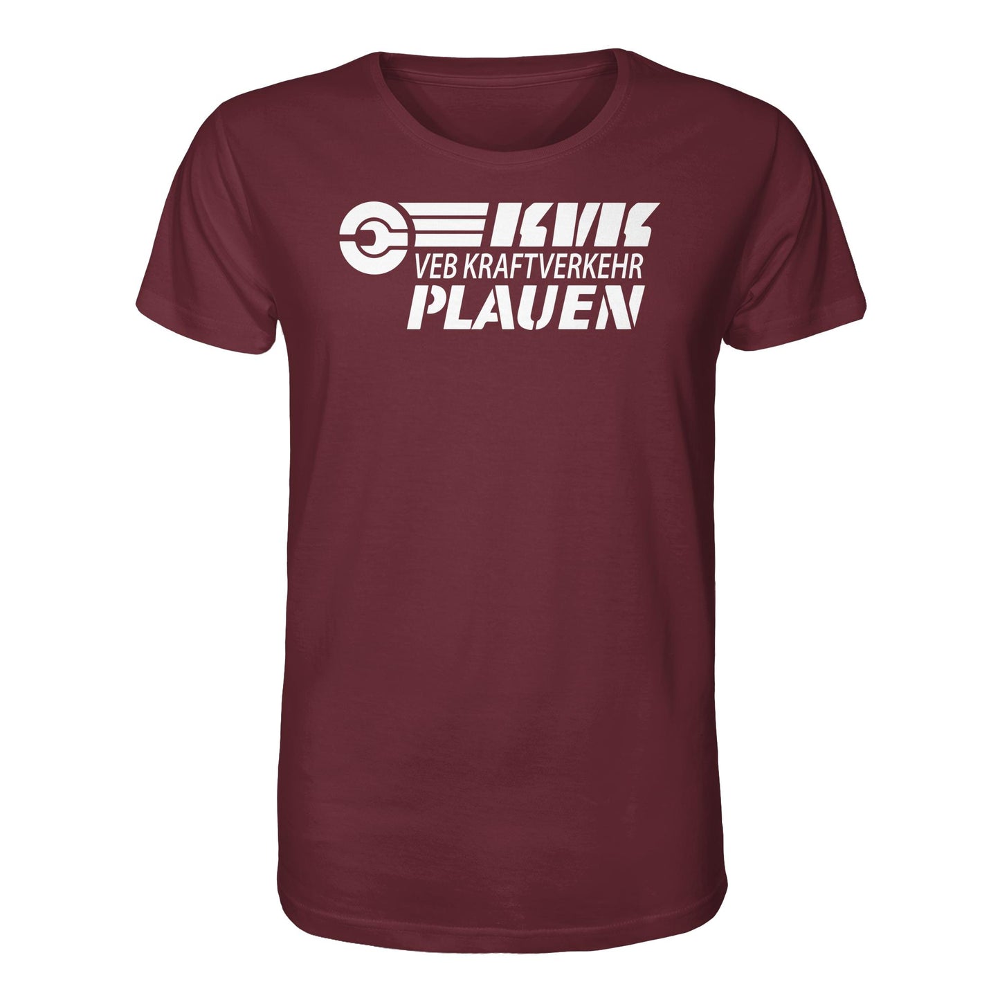 DDR Ostalgie Bio-Shirt Unisex • VEB KRAFTVERKEHR PLAUEN