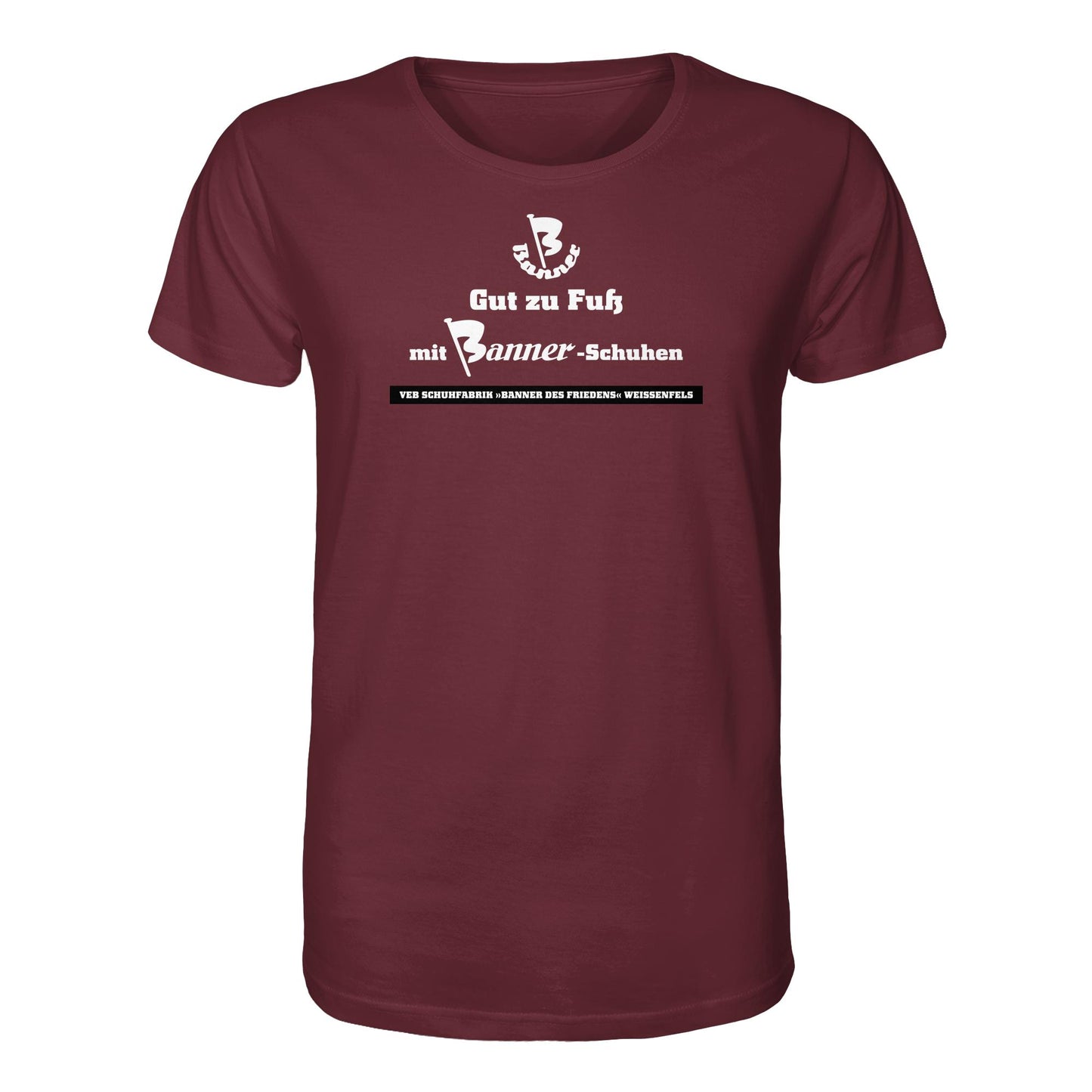 ORGANIC BIO SHIRT UNISEX • BANNER-SCHUHE - GUT ZU FUSS