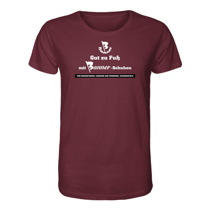 ORGANIC BIO SHIRT UNISEX • BANNER-SCHUHE - GUT ZU FUSS