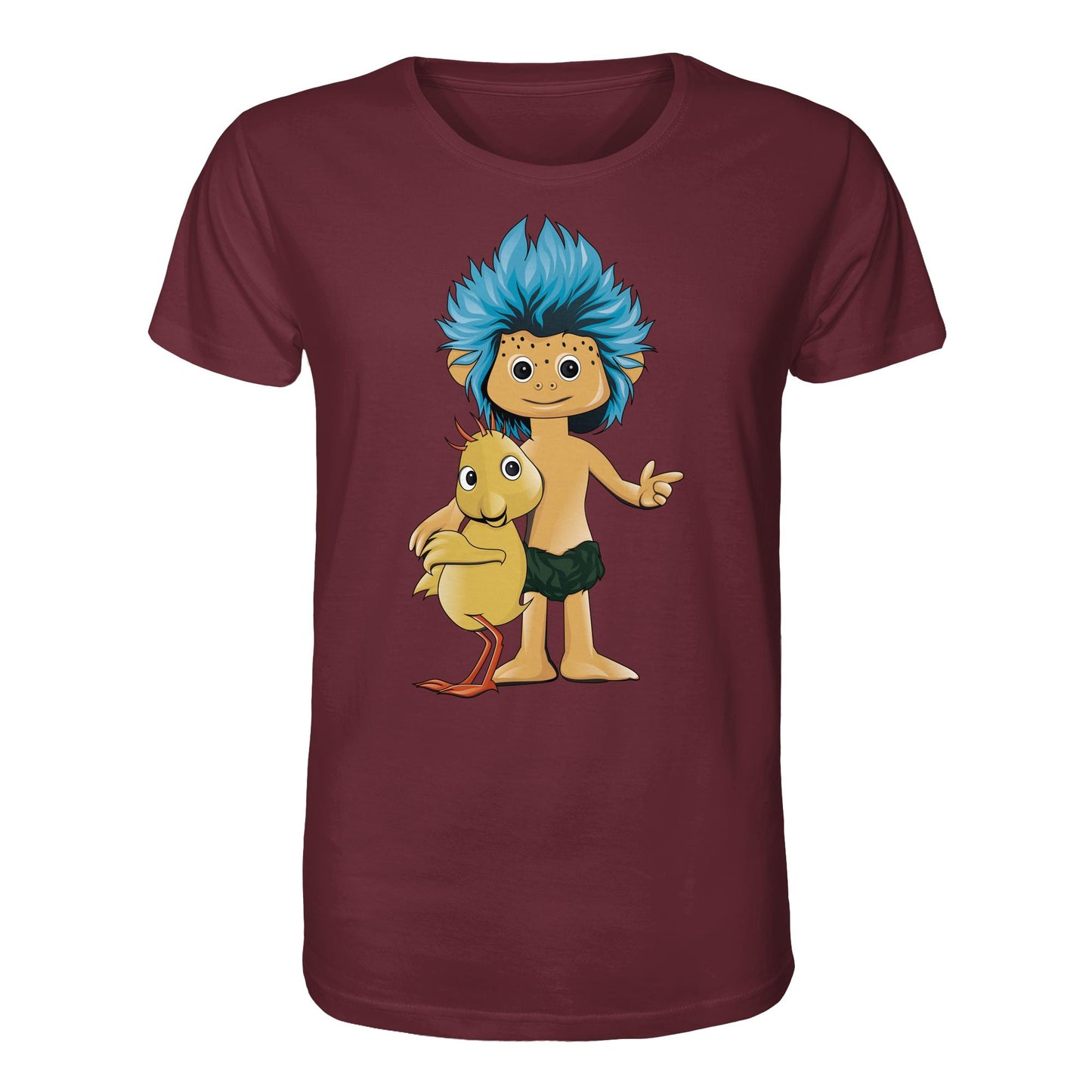 DDR Ostalgie Bio-Shirt Unisex • UNSER SANDMÄNNCHEN - PLUMPS & KÜKEN