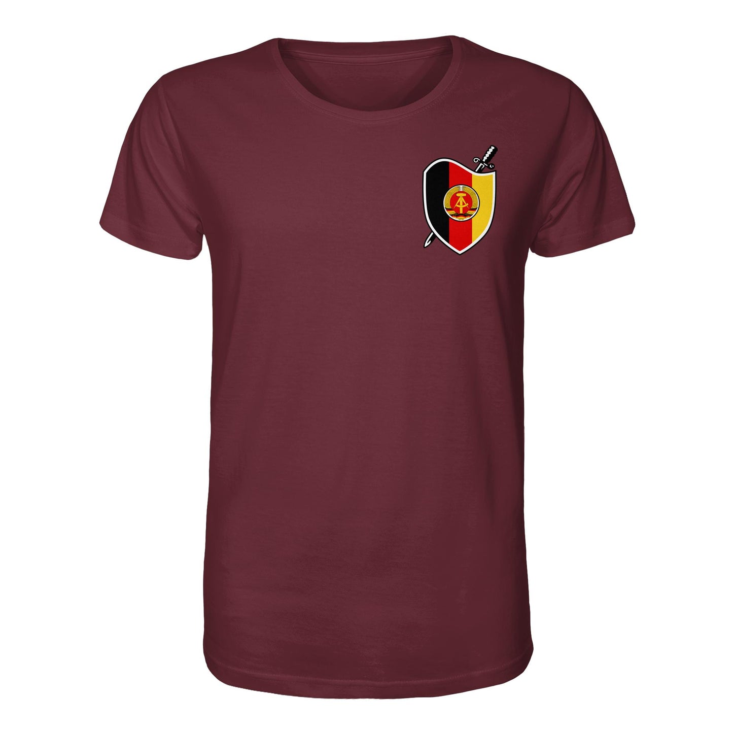 DDR Ostalgie Bio-Shirt Unisex • SIGNÉ STAATSSICHERHEIT (BRUST)