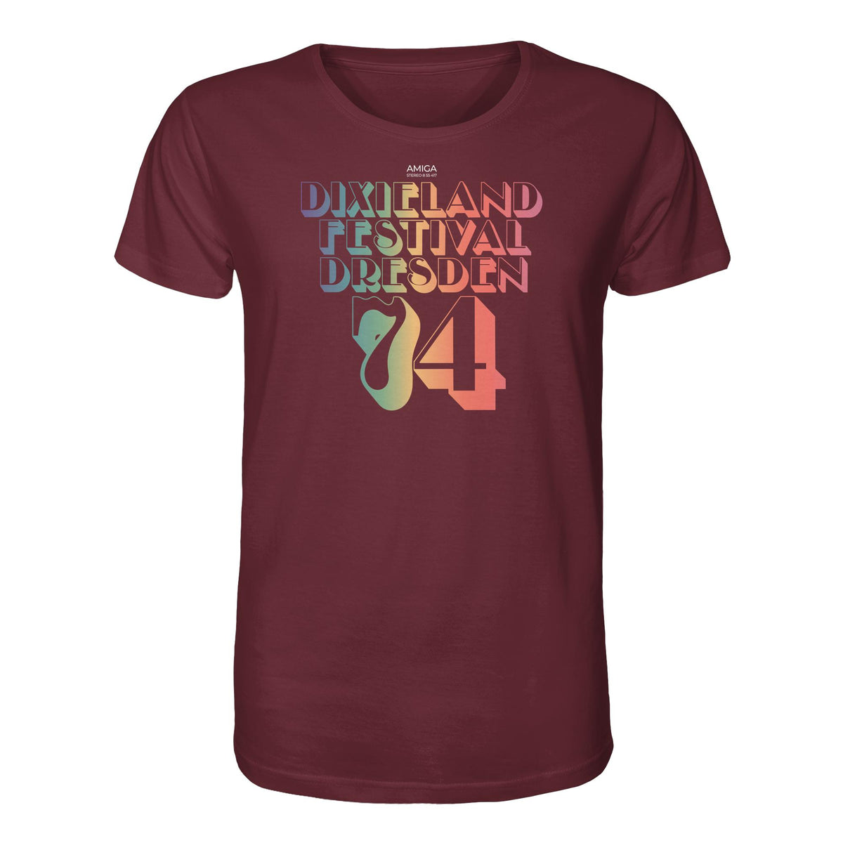 DDR Ostalgie Bio-Shirt Unisex • DIXIELAND FESTIVAL DRESDEN 1974 (ORIGINAL-PLATTE)