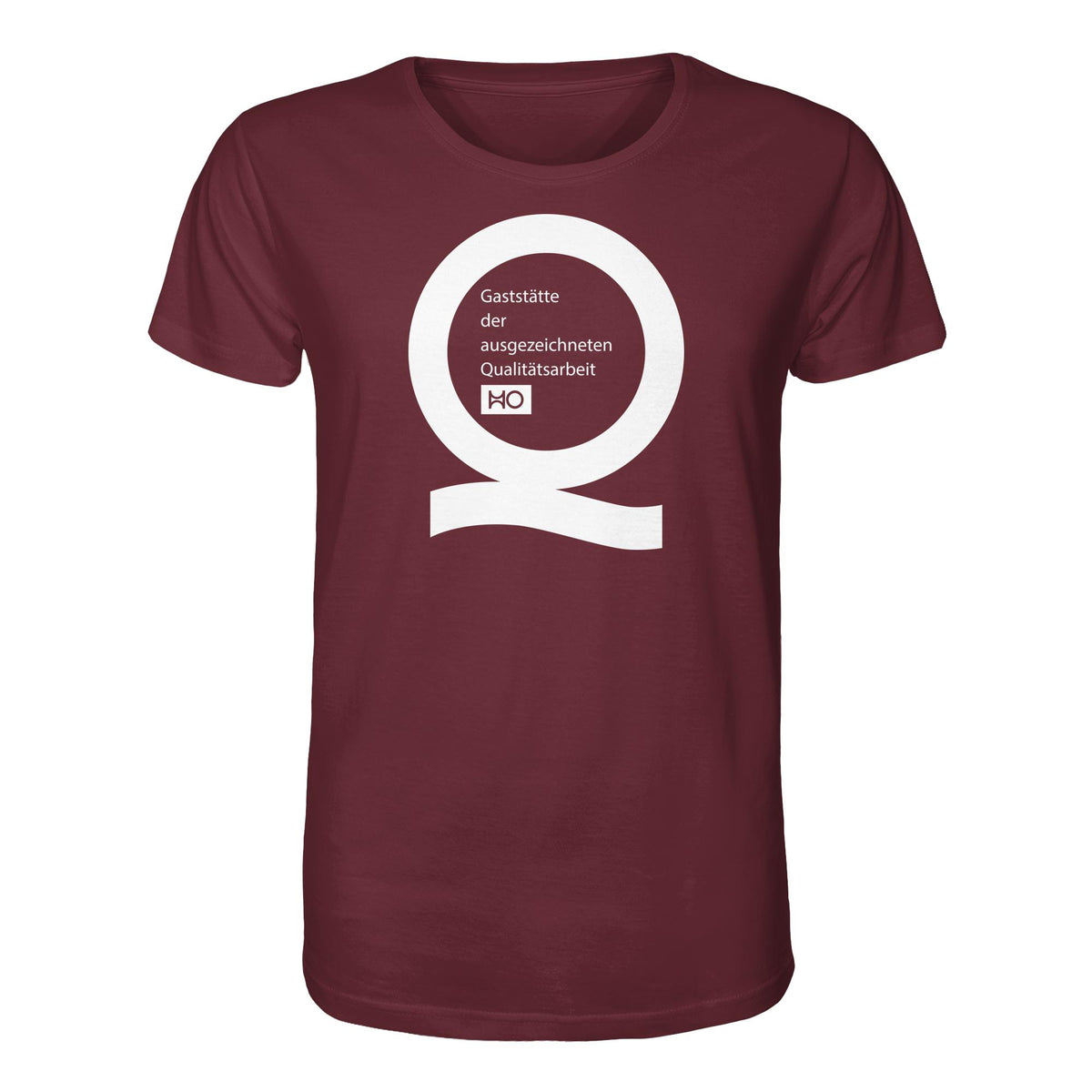 DDR Ostalgie Bio-Shirt Unisex • AUSGEZEICHNETE HO-GASTSTÄTTE (ORIGINAL SIEGEL)