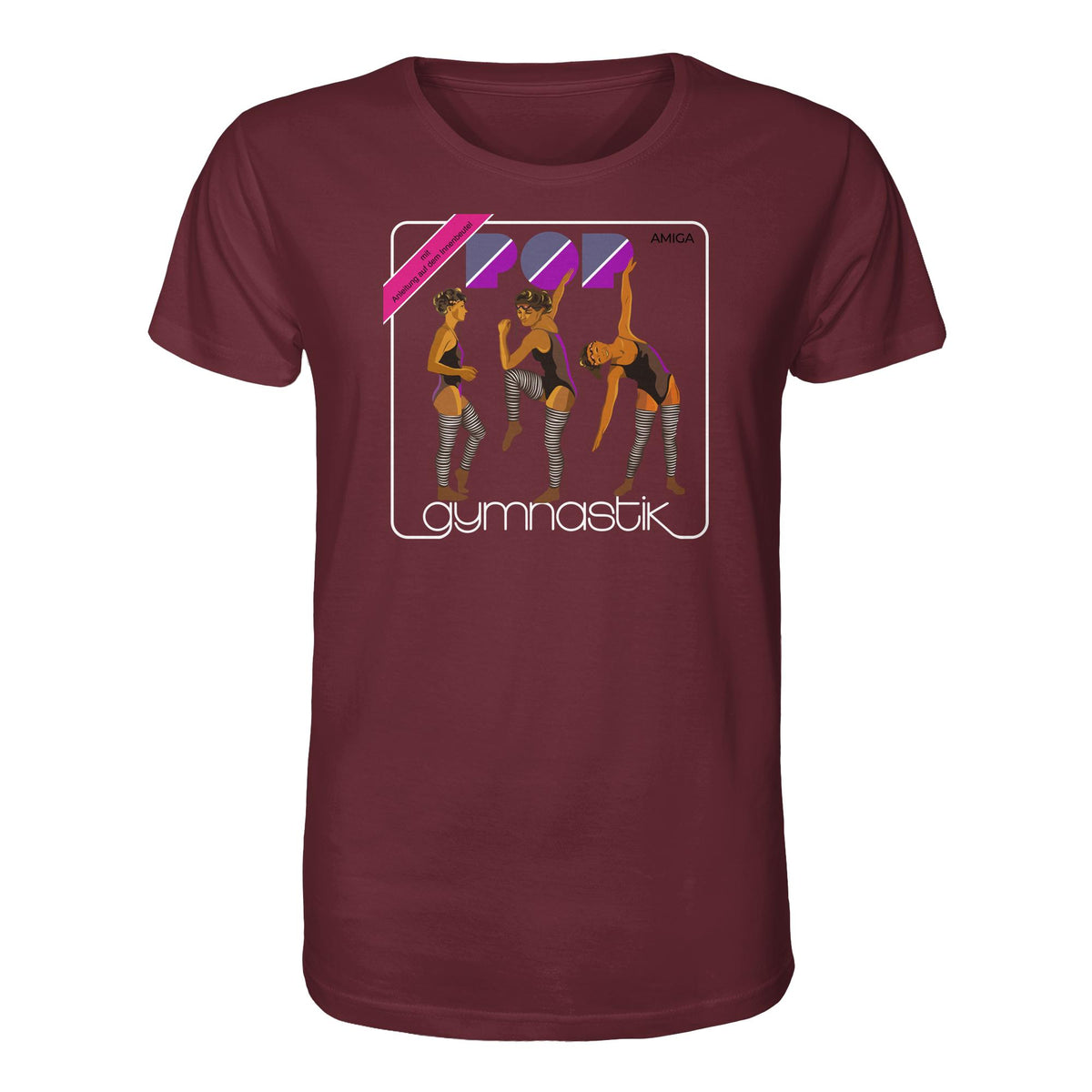 DDR Ostalgie Bio-Shirt Unisex • AMIGA POP-GYMNASTIK (ORIGINAL PLATTENCOVER)