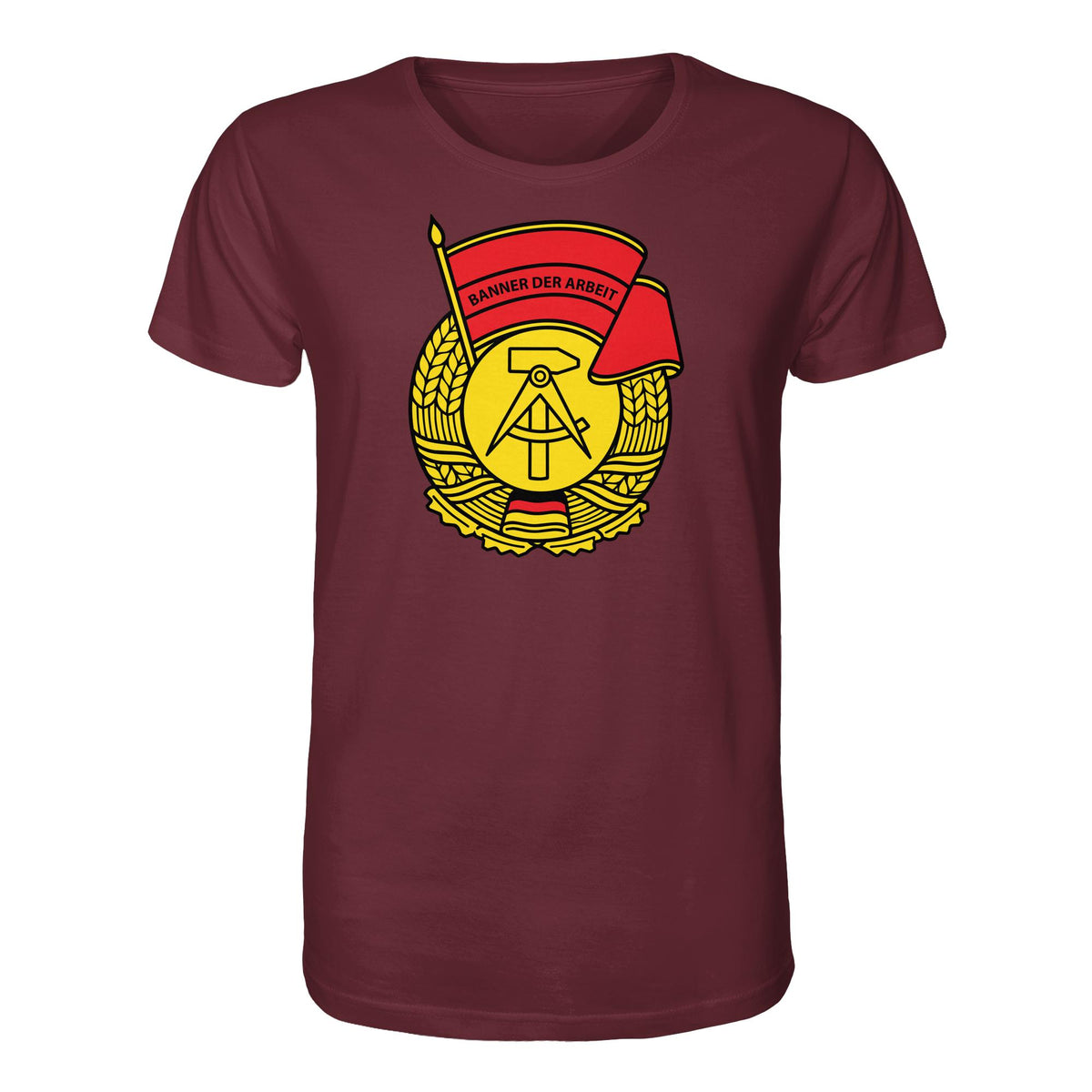 DDR Ostalgie Bio-Shirt Unisex • BANNER DER ARBEIT