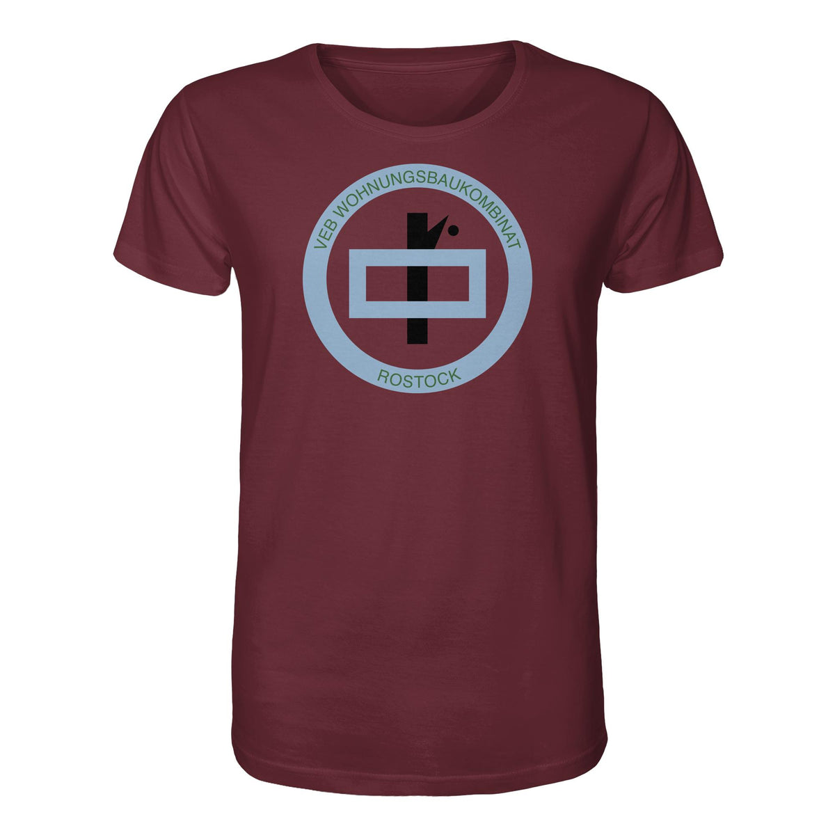 DDR Ostalgie Bio-Shirt Unisex • VEB WOHNUNGSBAUKOMBINAT ROSTOCK