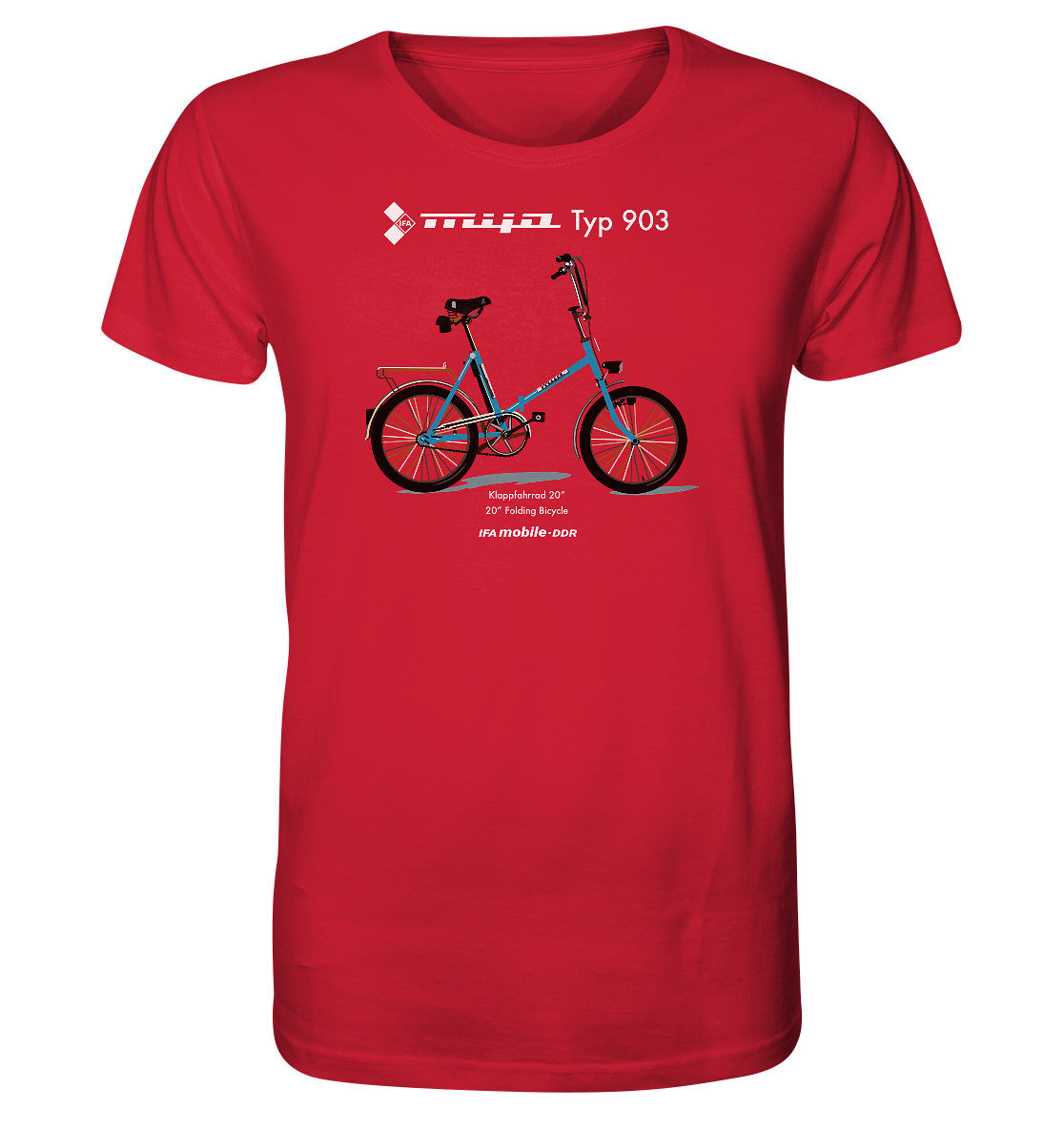 ORGANIC BIO SHIRT UNISEX • MIFA KLAPPRAD TYP 903 - ORIGINAL WERBUNG
