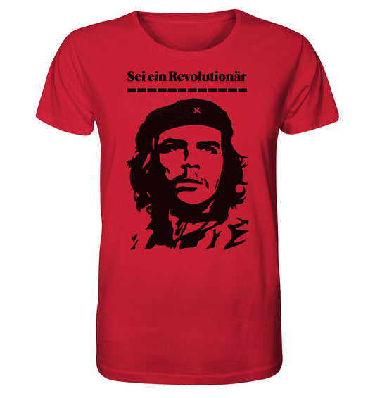 ORGANIC BIO SHIRT UNISEX • SEI EIN REVOLUTIONÄR - CHE GUEVARA (DDR ORIGINAL-PLAKAT)
