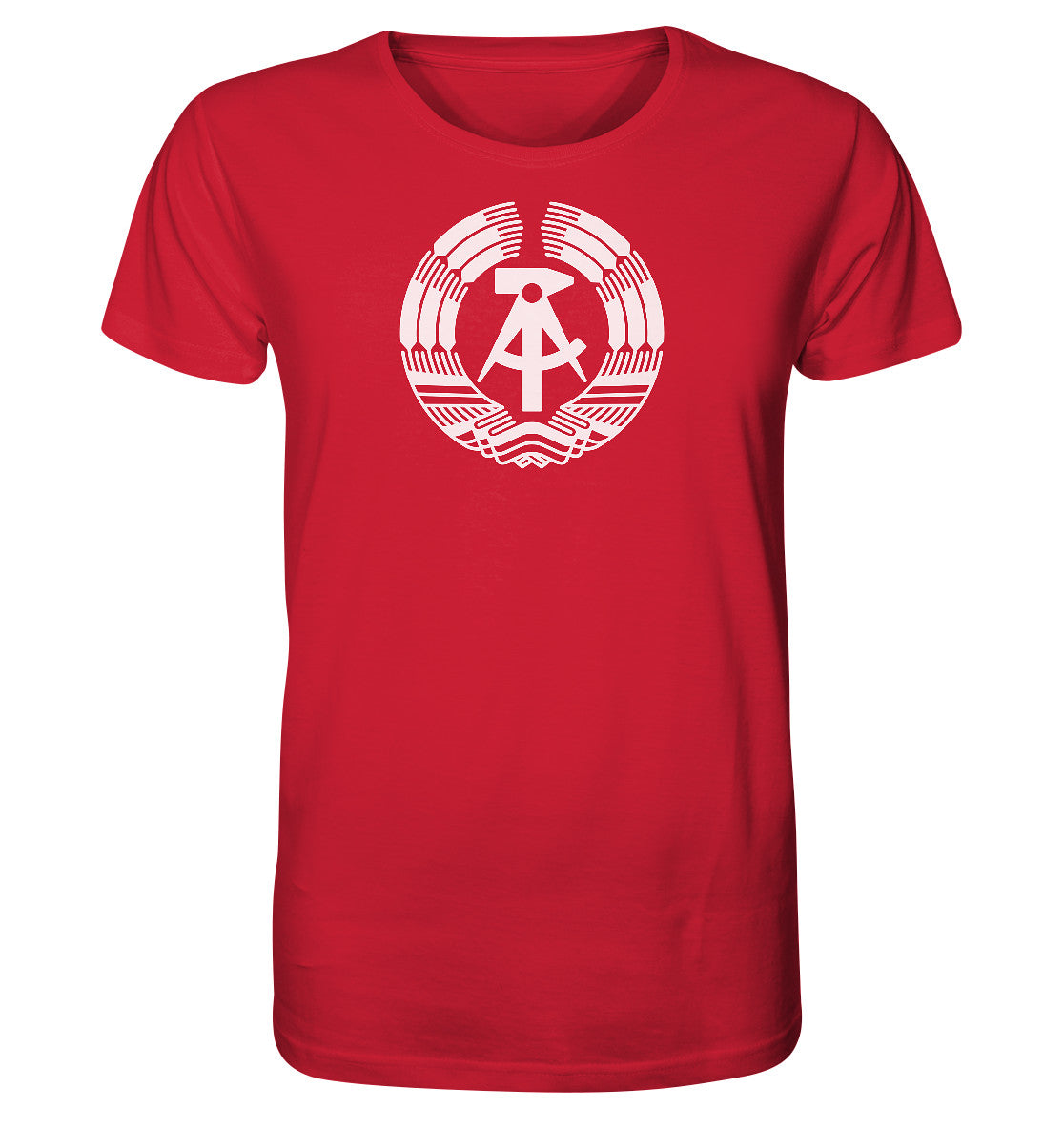 ORGANIC BIO SHIRT UNISEX • DDR LOGO monochrom