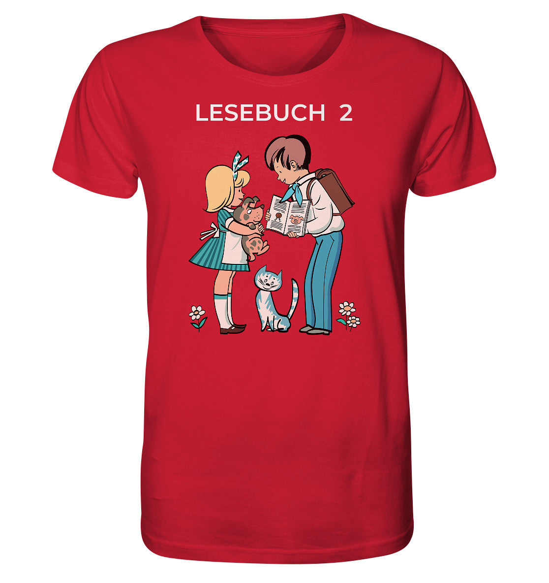 ORGANIC BIO SHIRT UNISEX • LESEBUCH 2. KLASSE DDR