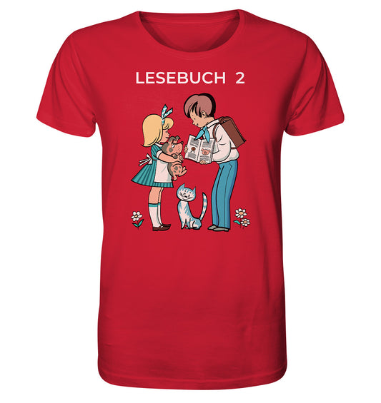 ORGANIC BIO SHIRT UNISEX • LESEBUCH 2. KLASSE DDR