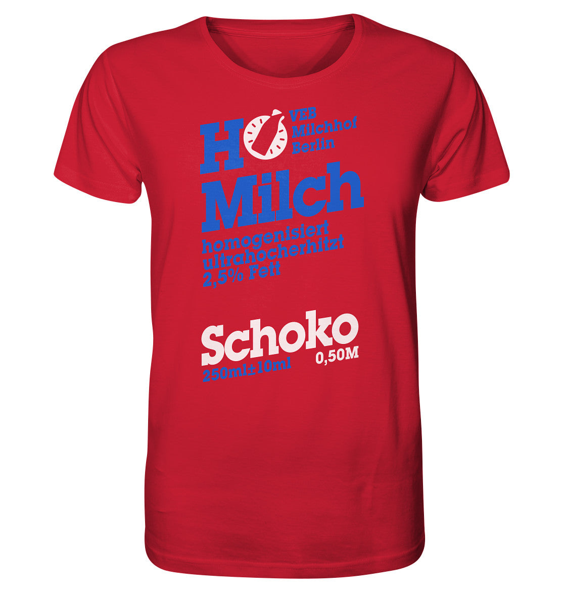ORGANIC BIO SHIRT UNISEX • VEB MILCHHOF BERLIN - dunkel