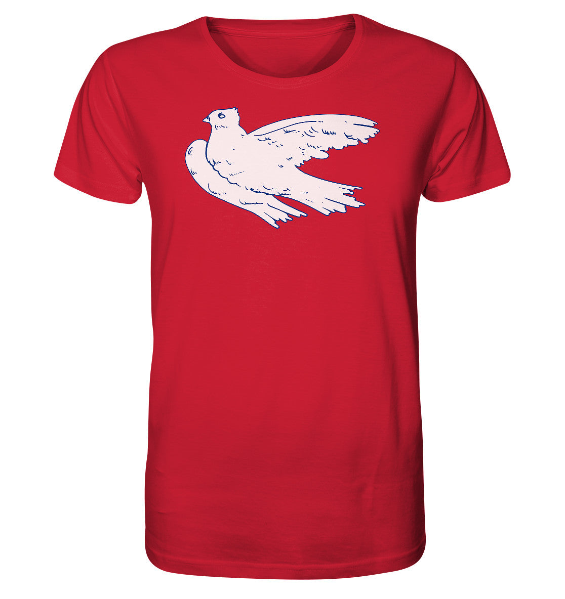 ORGANIC BIO SHIRT UNISEX • DDR - KLEINE WEISSE FRIEDENSTAUBE