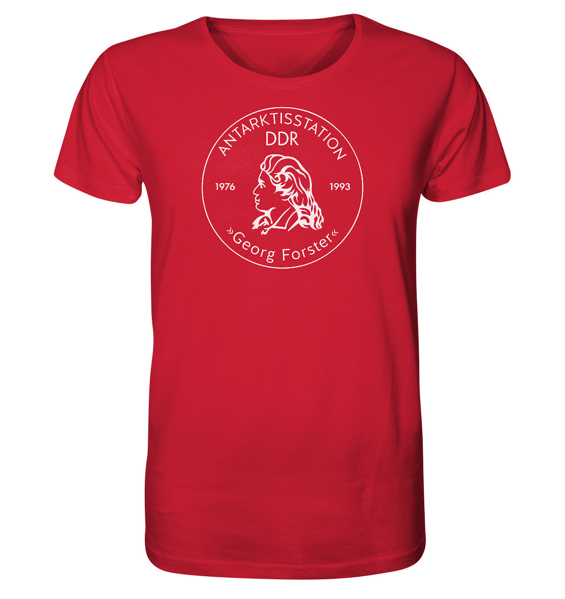 ORGANIC BIO SHIRT UNISEX • ANTARKTISFORSCHUNG DER DDR - GEORG FORSTER