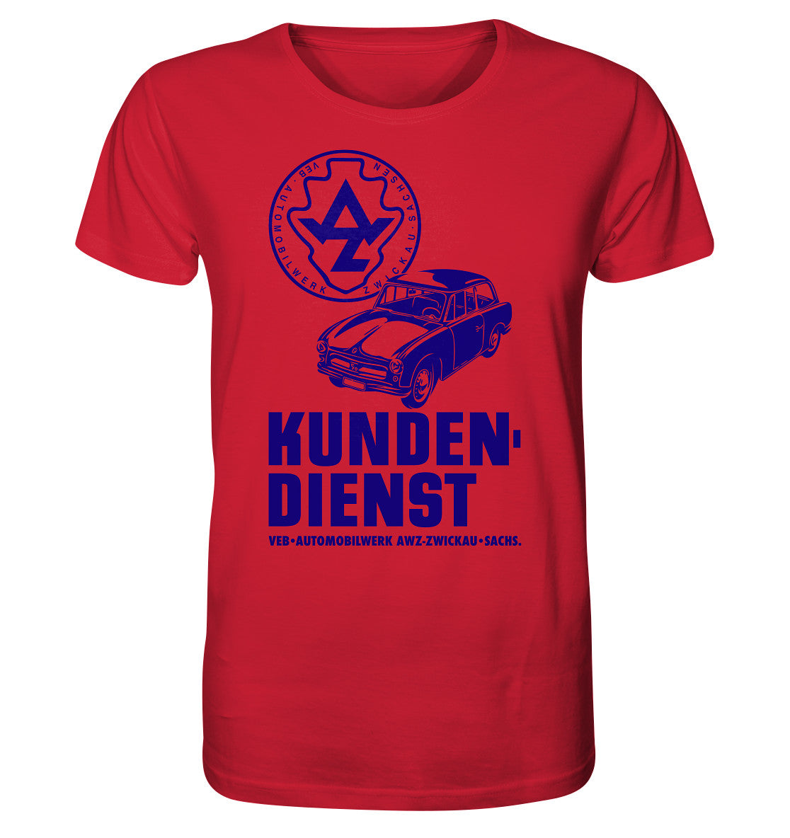 ORGANIC BIO SHIRT UNISEX • P70 KUNDENDIENST VEB AWZ ZWICKAU