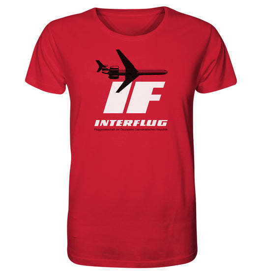 ORGANIC BIO SHIRT UNISEX • IF - INTERFLUG DDR - ORIGINAL WERBUNG