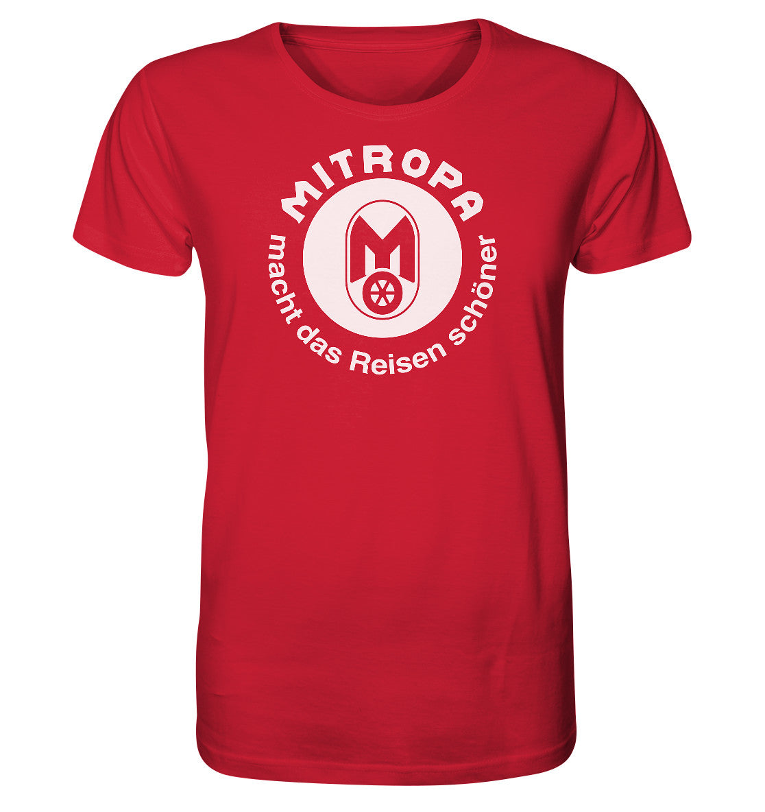 ORGANIC BIO SHIRT UNISEX • MITROPA MACHT DAS REISEN SCHÖNER - dunkel