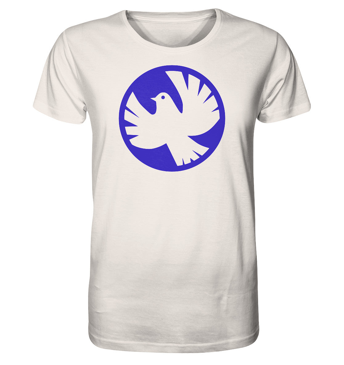ORGANIC BIO SHIRT UNISEX • ROCK FÜR DEN FRIEDEN - TAUBE - hell