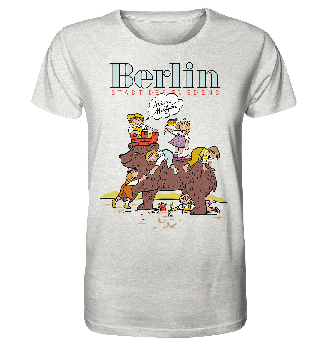 ORGANIC BIO SHIRT UNISEX • BERLIN - STADT DES FRIEDENS - 1987