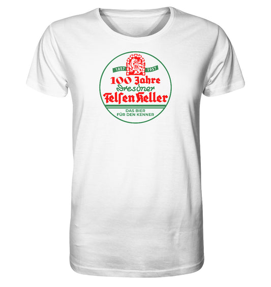 ORGANIC BIO SHIRT UNISEX • 100 JAHRE DRESDNER FELSENKELLER BIER