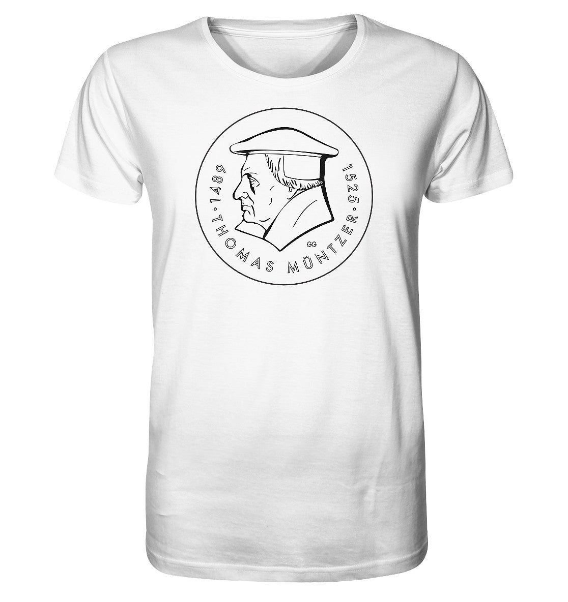 ORGANIC BIO SHIRT UNISEX • THOMAS MÜNTZER - DDR MÜNZE
