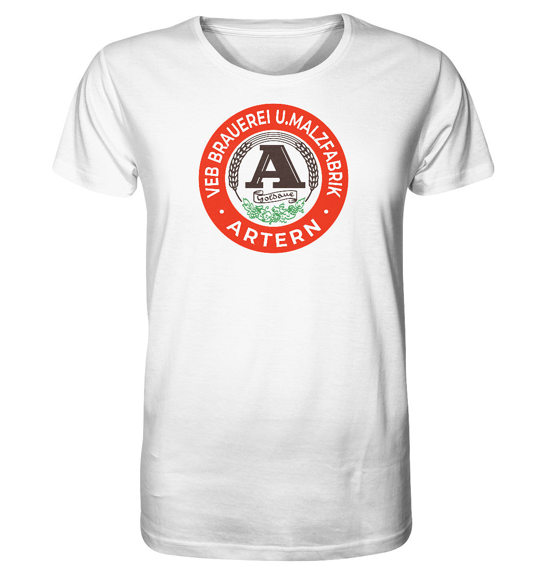 ORGANIC BIO SHIRT UNISEX • VEB BRAUEREI ARTERN GOLDAUE