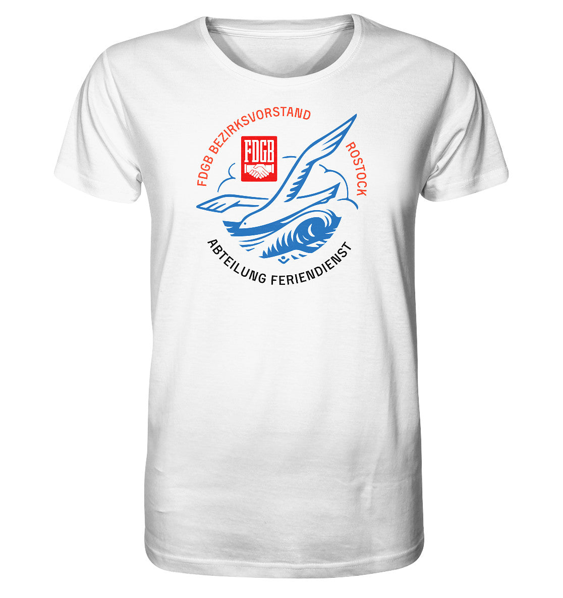 ORGANIC BIO SHIRT UNISEX • FDGB FERIENDIENST ROSTOCK
