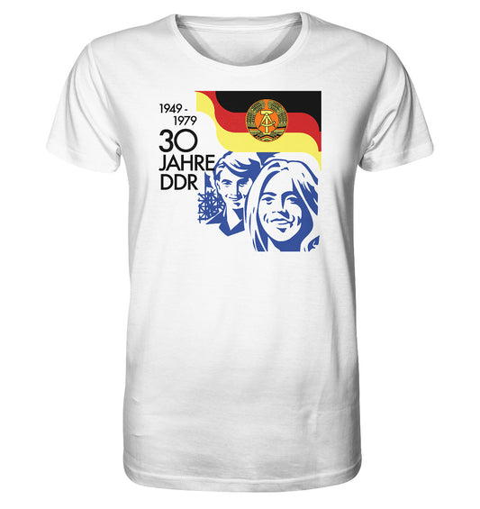ORGANIC BIO SHIRT UNISEX • 30 JAHRE DDR - BRIEFMARKE