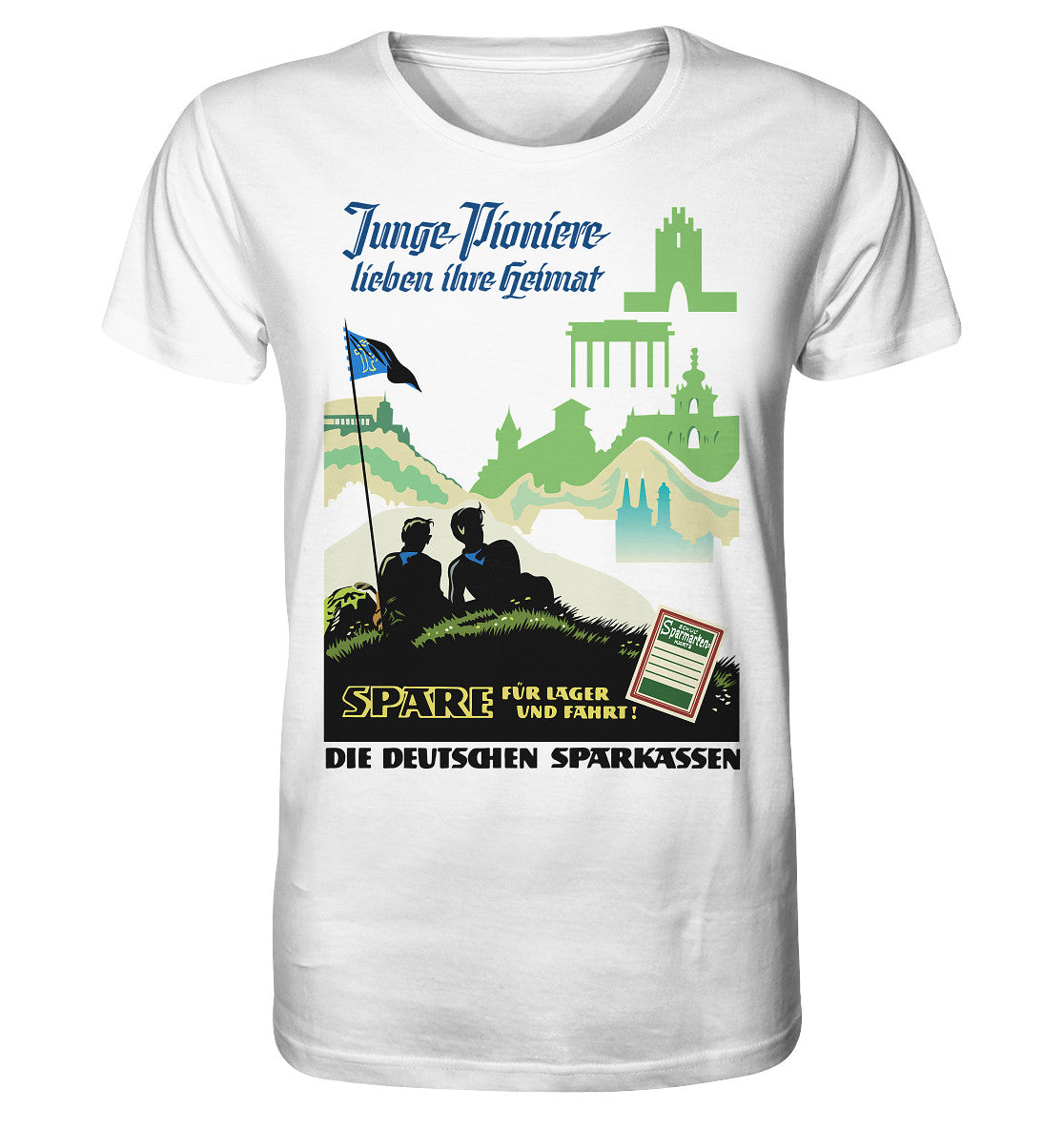 ORGANIC BIO SHIRT UNISEX • JUNGE PIONIERE LIEBEN IHRE HEIMAT