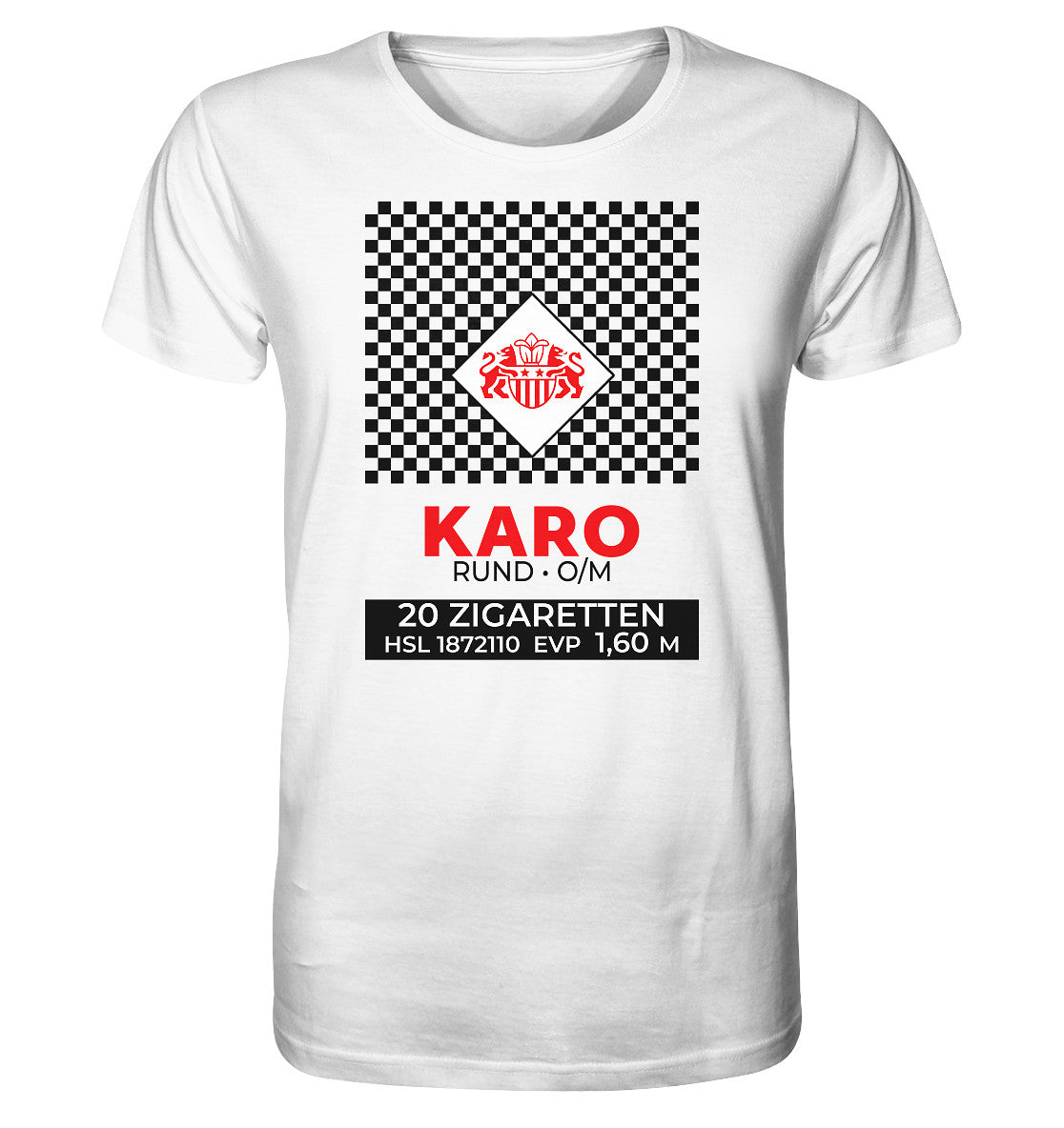ORGANIC BIO SHIRT UNISEX • KARO ZIGARETTEN