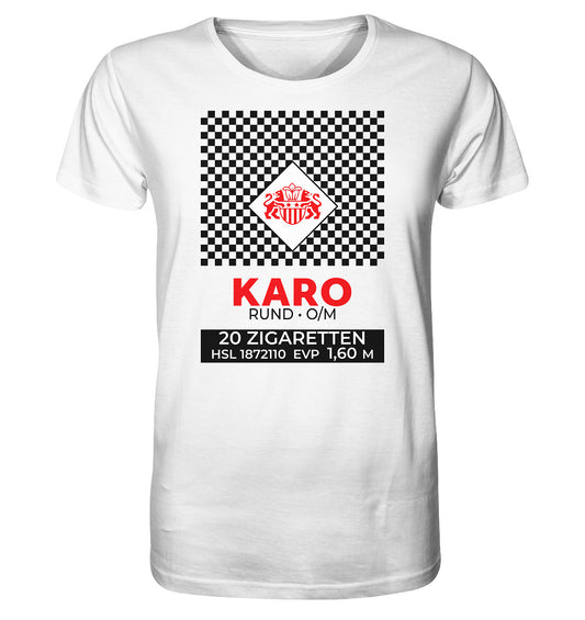 ORGANIC BIO SHIRT UNISEX • KARO ZIGARETTEN
