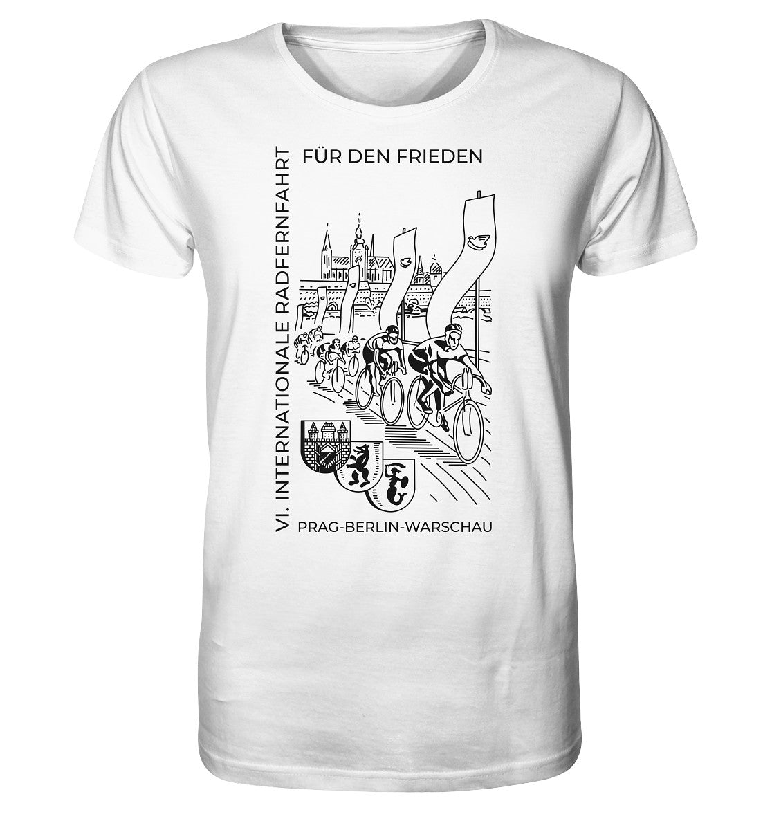 ORGANIC BIO SHIRT UNISEX • 6. INTERNATIONALE FRIEDENSFAHRT