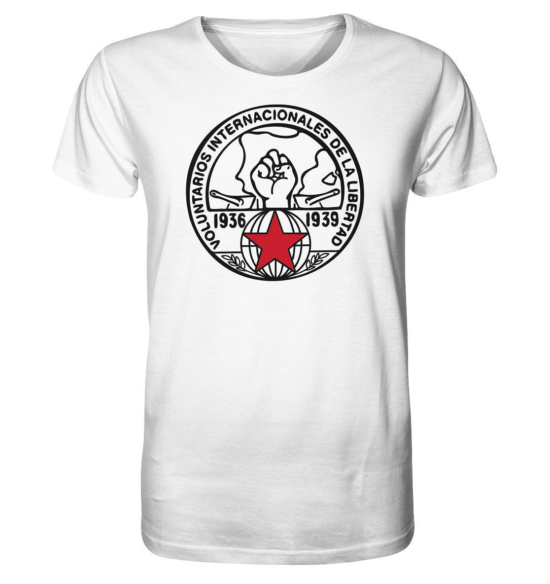 ORGANIC BIO SHIRT UNISEX • INTERNATIONALE BRIGADEN SPANIEN 1936 - HELL