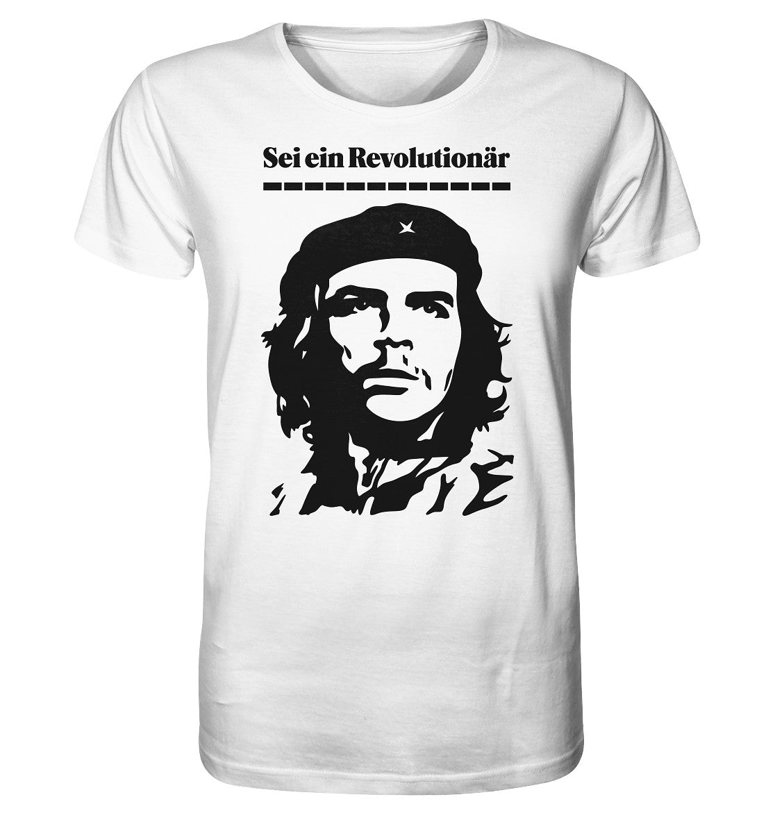 ORGANIC BIO SHIRT UNISEX • SEI EIN REVOLUTIONÄR - CHE GUEVARA (DDR ORIGINAL-PLAKAT)
