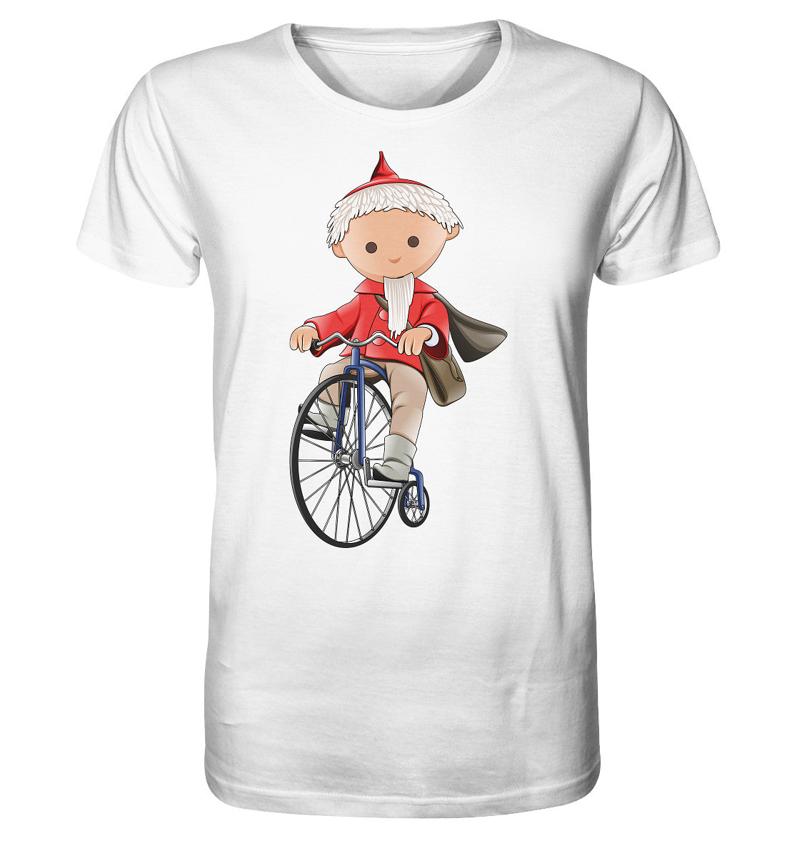 ORGANIC BIO SHIRT UNISEX • UNSER SANDMÄNNCHEN - AUF DEM HOCHRAD - ROT (PU-97, 1969)