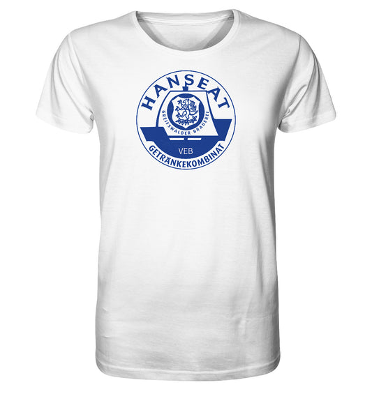 ORGANIC BIO SHIRT UNISEX • HANSEAT GREIFSWALDER BRAUEREI VEB