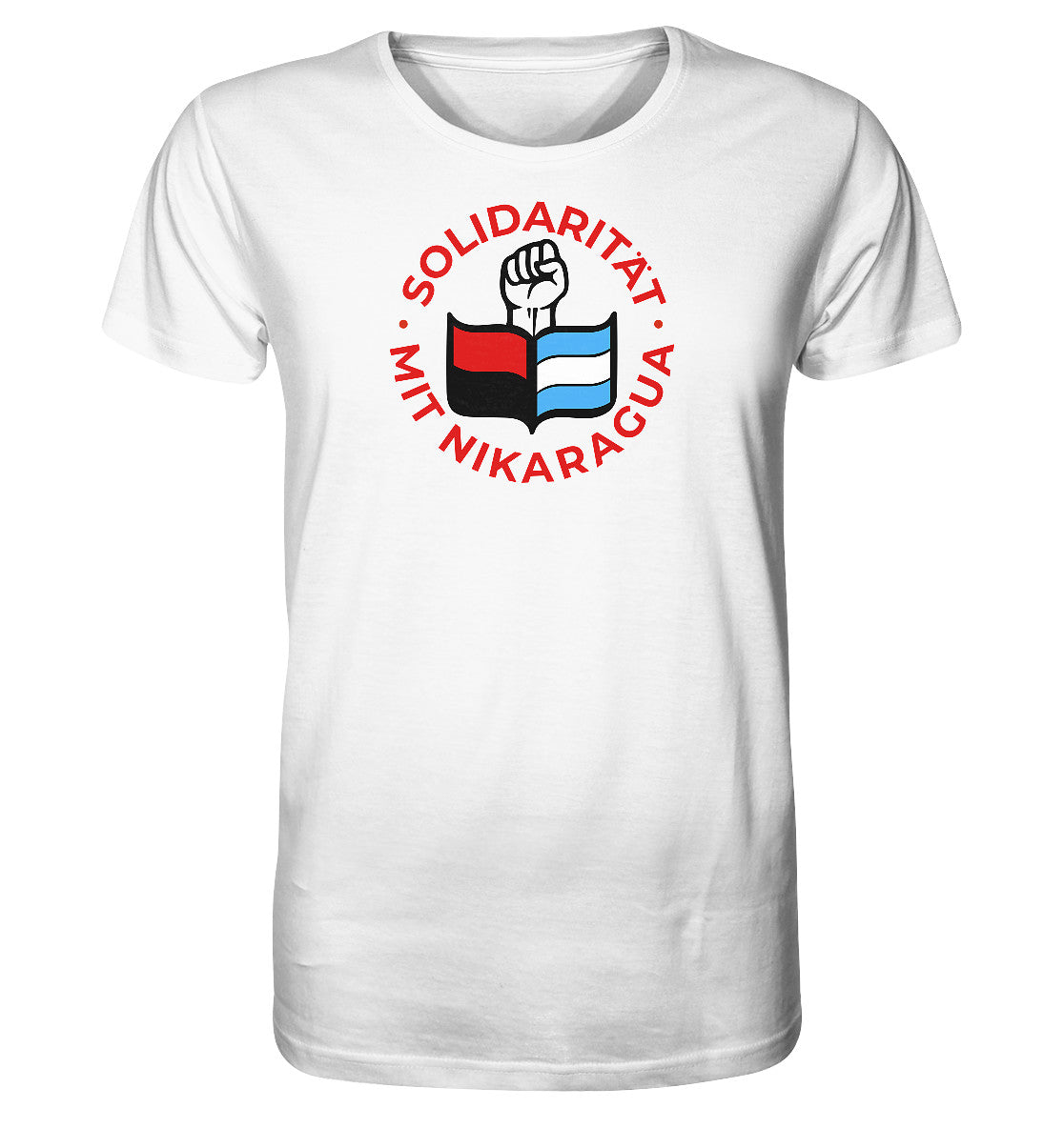 ORGANIC BIO SHIRT UNISEX • SOLIDARITÄT MIT NIKARAGUA