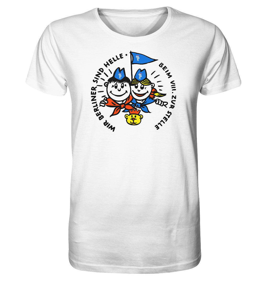 ORGANIC BIO SHIRT UNISEX • 8. PIONIERTREFFEN BERLIN