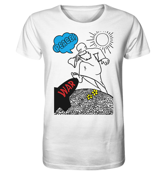 ORGANIC BIO SHIRT UNISEX • PEACE & WAR (ORIGINAL DDR-PLAKAT)