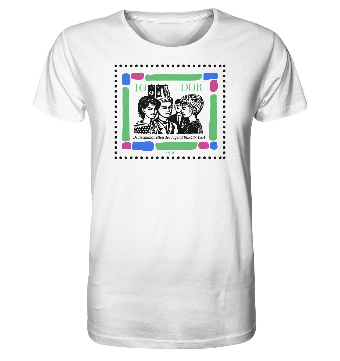 ORGANIC BIO SHIRT UNISEX • BRIEFMARKE - DEUTSCHLANDTREFFEN DER JUGEND