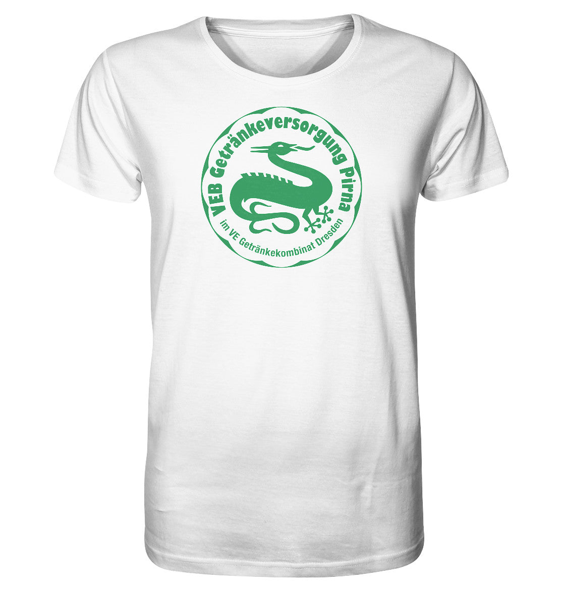 ORGANIC BIO SHIRT UNISEX • VEB GETRÄNKEVERSORGUNG PIRNA, KOMBINAT DRESDEN