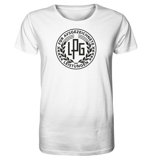 ORGANIC BIO SHIRT UNISEX • LPG - ORDEN FÜR AUSGEZEICHNETE LEISTUNGEN - hell