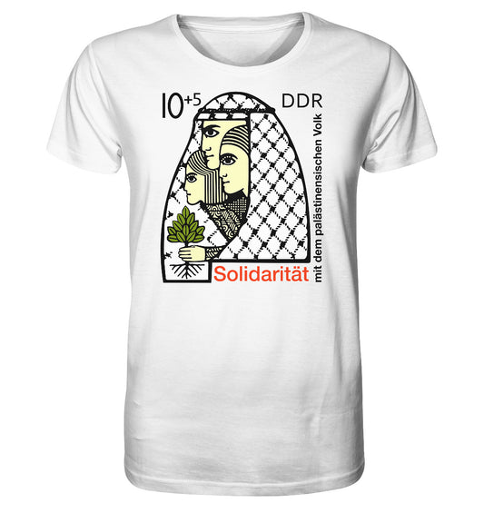 ORGANIC BIO SHIRT UNISEX • SOLIDARITÄT MIT DEM PALÄSTINENSISCHEN VOLK