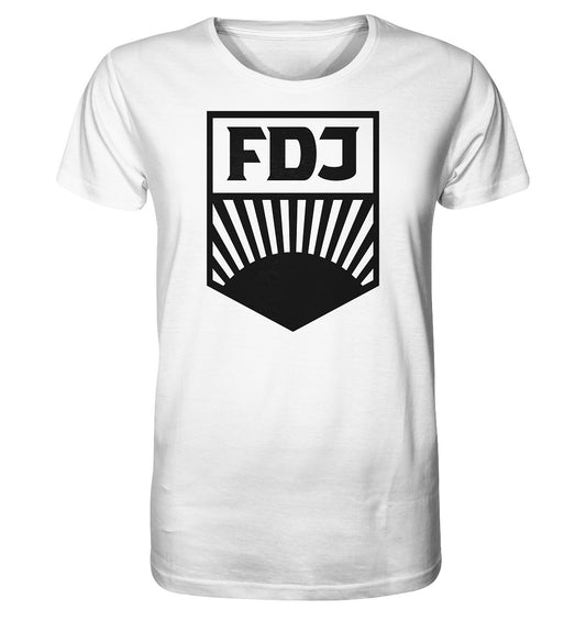 ORGANIC BIO SHIRT UNISEX • FDJ: FREIE DEUTSCHE JUGEND - HELL