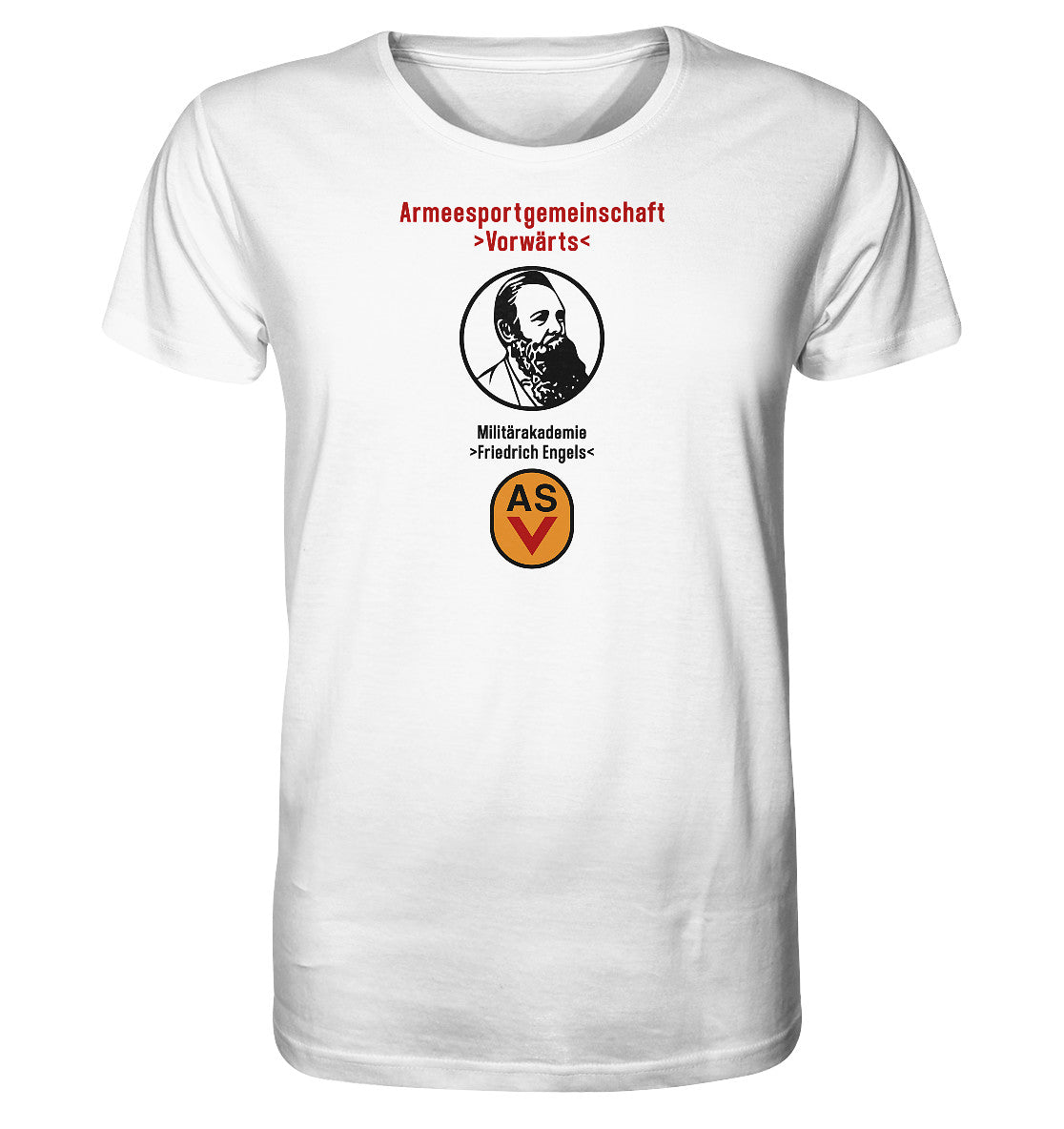 ORGANIC BIO SHIRT UNISEX • ASV MILITÄRAKADEMIE FRIEDRICH ENGELS