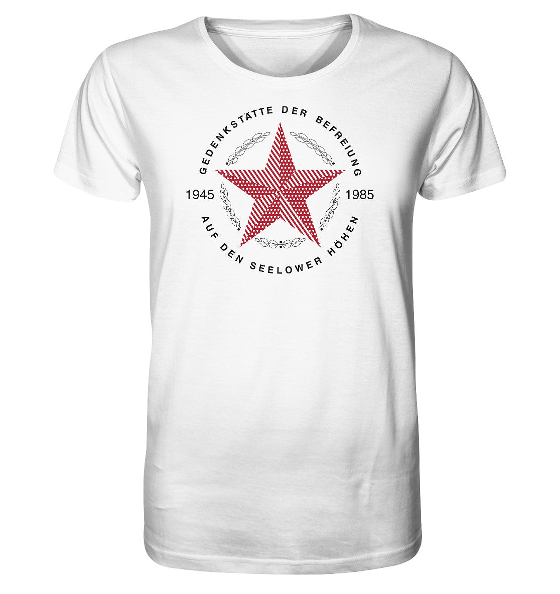 ORGANIC BIO SHIRT UNISEX • GEDENKSTÄTTE SEELOWER HÖHEN